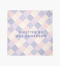 Directed by Wes Anderson pastels Scarf