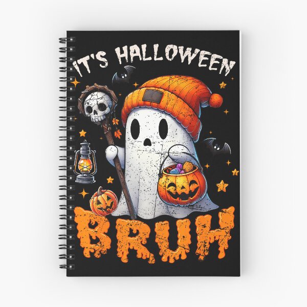 Item preview, Its Halloween Bruh Boo Ghost Pumpkin Costume Boys Kids Mens designed and sold by Krwasatoune.