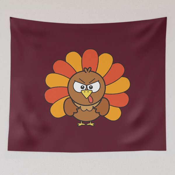 Aperçu de l'œuvre Thanksgiving funny turkey créée et vendue par stormk10.