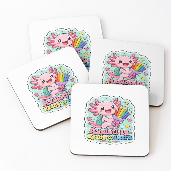 Item preview, Axolotl - Axolotl-ly Ready to Learn Cute Back to School Student designed and sold by RedRubyBubble.