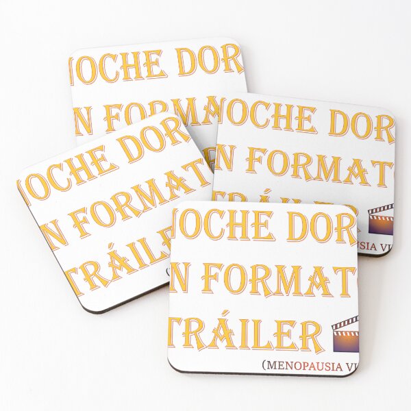 Item preview, Anoche dormí en formato tráiler - Spanish Menopause Humor designed and sold by Yamy Morrell Art and Design.