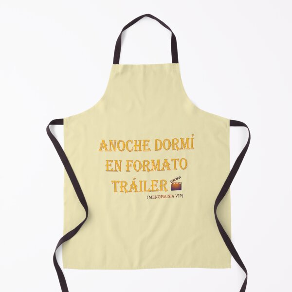 Item preview, Anoche dormí en formato tráiler - Spanish Menopause Humor designed and sold by Yamy Morrell Art and Design.