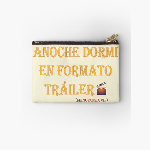 Item preview, Anoche dormí en formato tráiler - Spanish Menopause Humor designed and sold by Yamy Morrell Art and Design.