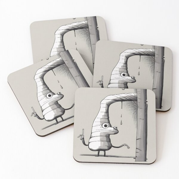 Item preview, Don’t Ask – Weird Surreal Creature Illustration designed and sold by davitabros.
