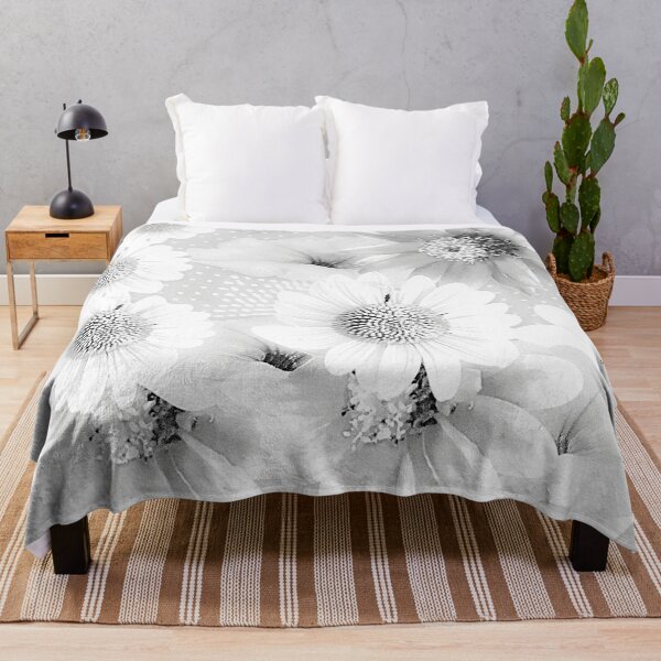 Item preview, Grayscale Coneflowers Art designed and sold by Dahneray1.