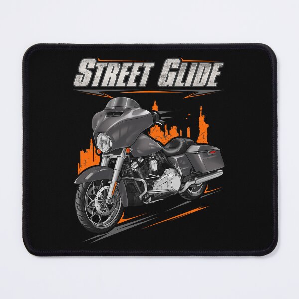 Item preview, Motorcycle Street Glide FLHX & FLHXI 2018 Industrial Gray Denim for Motorcycle Riders designed and sold by MotoApparelHub.