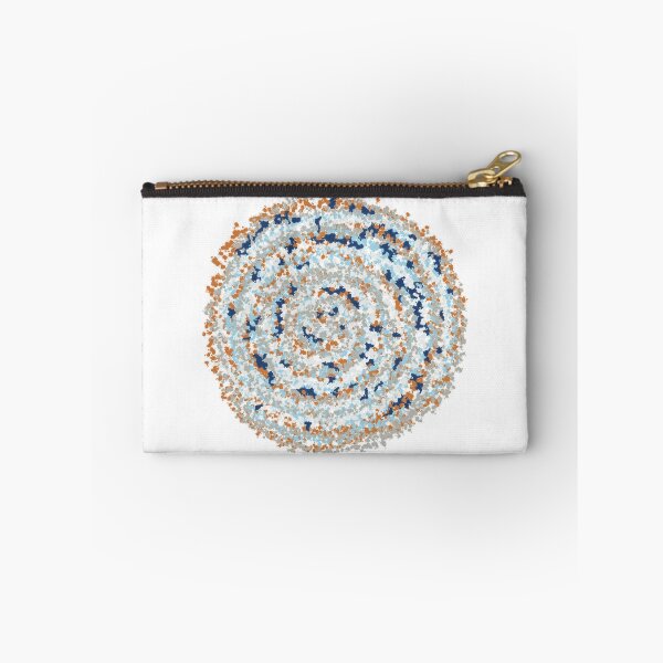 Item preview, Navy & Orange Flow Spiral No. 1 - Dotted Spiral Art designed and sold by iampaulmorris.
