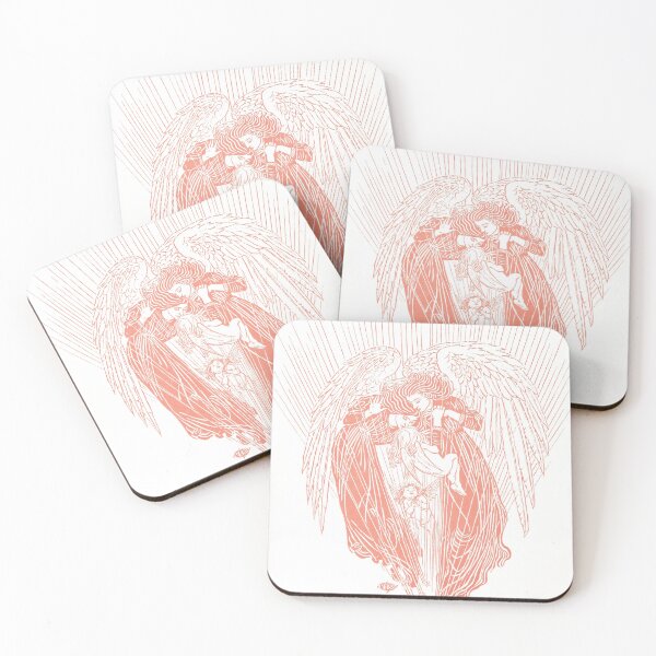 Item preview, Vintage Celestial Angel Woodcut Illustration designed and sold by Antique Science Press.