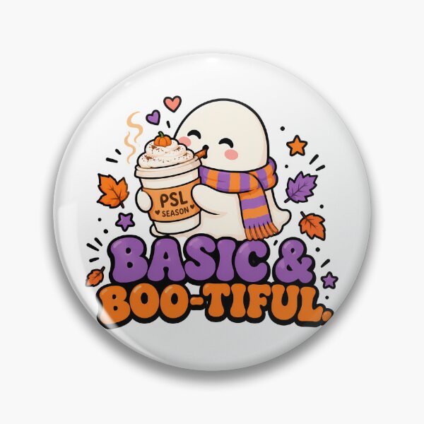 Artikelvorschau, Groovy Retro Basic und Boo-tiful - Lustiger Halloween-Geister-PSL entworfen und verkauft von ianm1028.