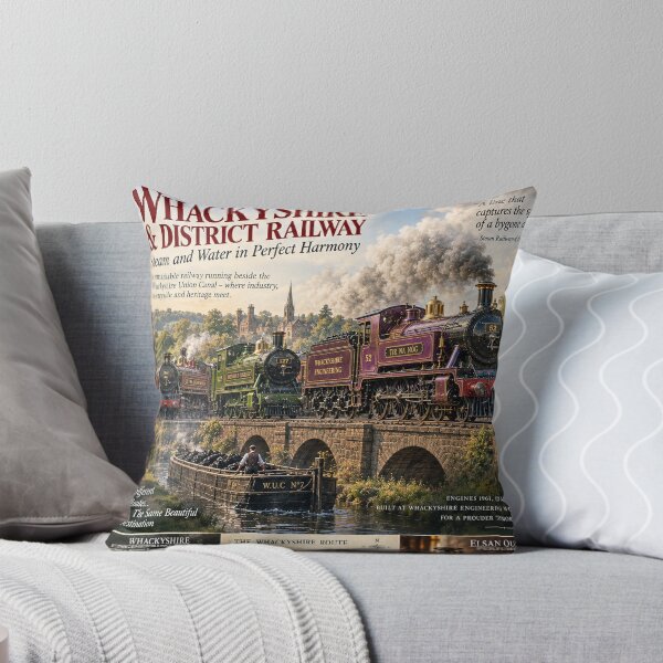 Item preview, Whackyshire and district line magazine cover  designed and sold by designbywhacky.
