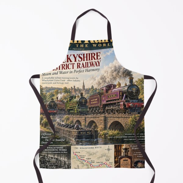 Item preview, Whackyshire and district line magazine cover designed and sold by designbywhacky.