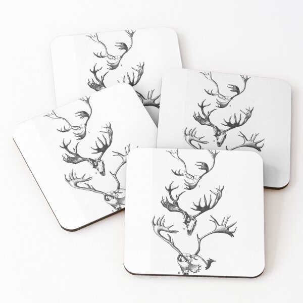 Item preview, Vintage Antler Evolution Scientific Illustration designed and sold by Antique Science Press.
