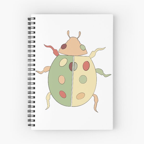 Item preview, Cream & Yellow Ladybird - Geometric Cute Insect Art designed and sold by iampaulmorris.