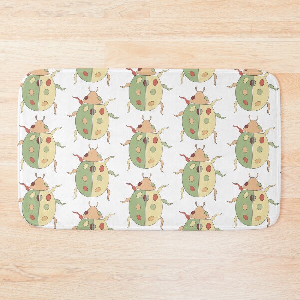Item preview, Cream & Yellow Ladybird - Geometric Cute Insect Art designed and sold by iampaulmorris.