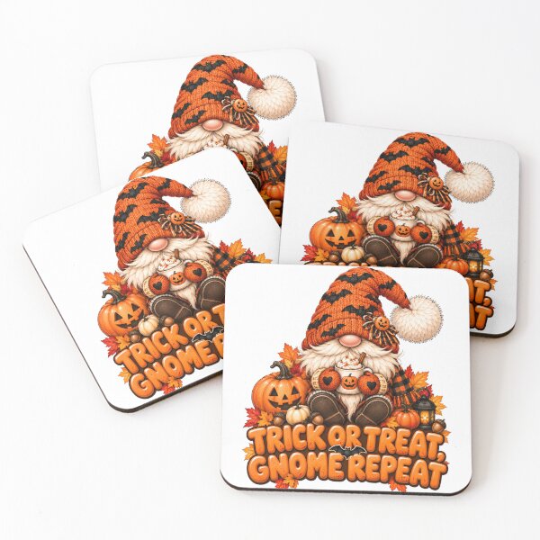 Item preview, Trick or Treat Gnome Repeat – Cute Halloween Gnome Design designed and sold by Gapanaart.
