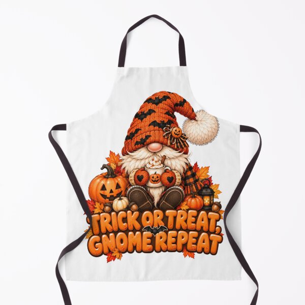 Item preview, Trick or Treat Gnome Repeat – Cute Halloween Gnome Design designed and sold by Gapanaart.