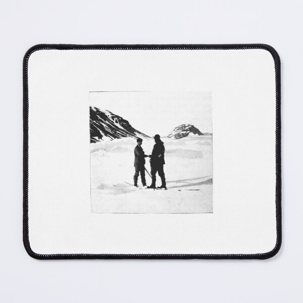Item preview, Vintage Arctic Explorers Handshake Illustration designed and sold by Antique Science Press.