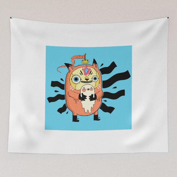 Item preview, Cute Little Ghost Monster Hug Art designed and sold by DRP-art.