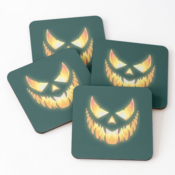 Item preview, Glowing Fiery Pumpkin Monster Face designed and sold by ayeoopsz.