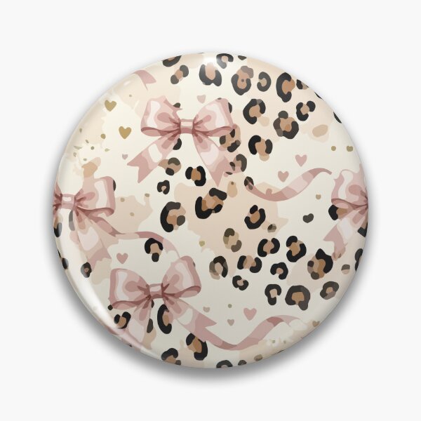 Item preview, pink bow leopard pattern designed and sold by daenarys123.