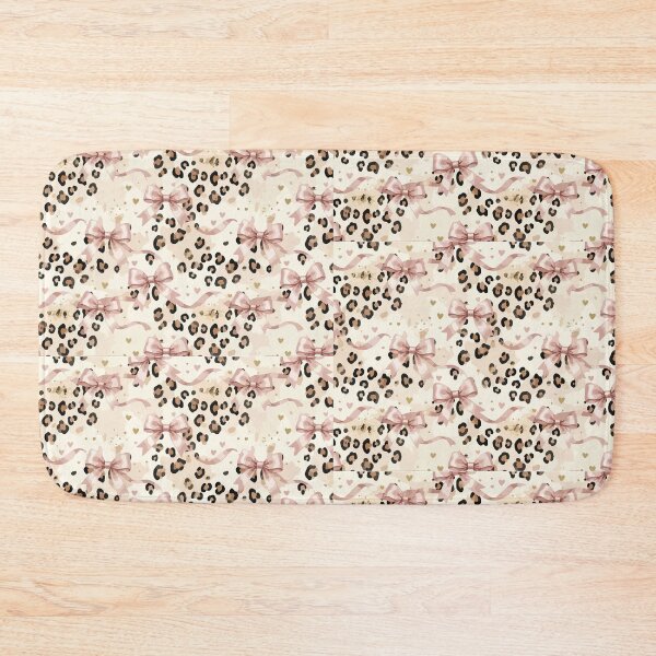 Item preview, pink bow leopard pattern designed and sold by daenarys123.