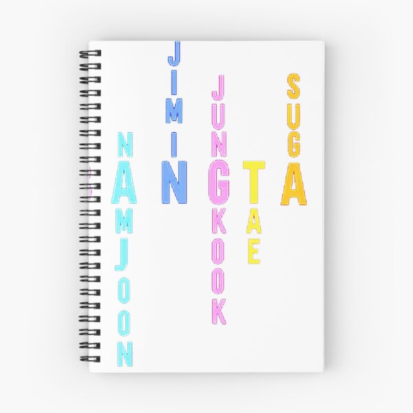 Item preview, Bangtan Member Names designed and sold by scarletsaman.