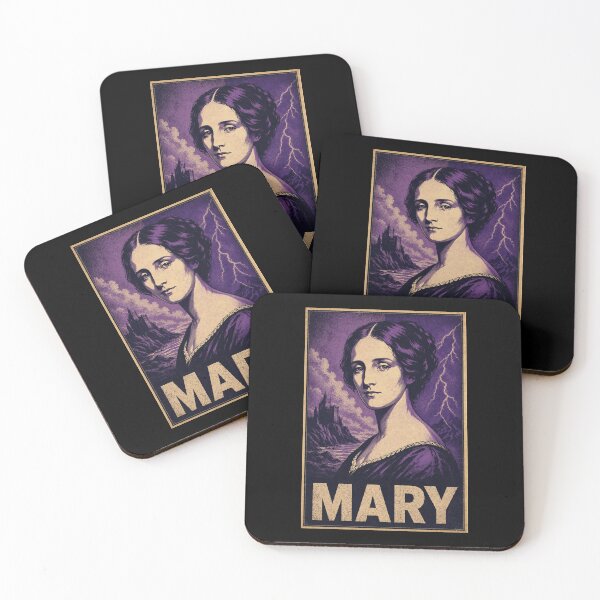 Item preview, Mary Shelley Vintage Gothic Portrait Frankenstein Author designed and sold by ValentinaHramov.