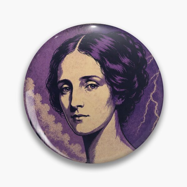 Artikelvorschau, Mary Shelley Vintage Gothic Portrait Frankenstein Autorin entworfen und verkauft von ValentinaHramov.