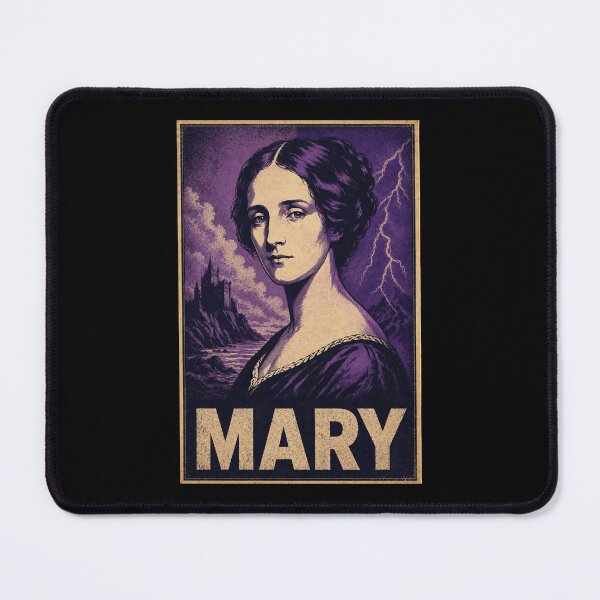 Item preview, Mary Shelley Vintage Gothic Portrait Frankenstein Author designed and sold by ValentinaHramov.