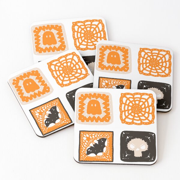 Item preview, Spooky granny squares designed and sold by Vinacciart.