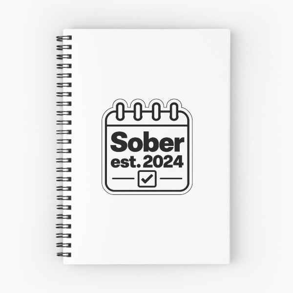 Item preview, Sober Est. 2024 Recovery Milestone designed and sold by MagdalenaRulez.