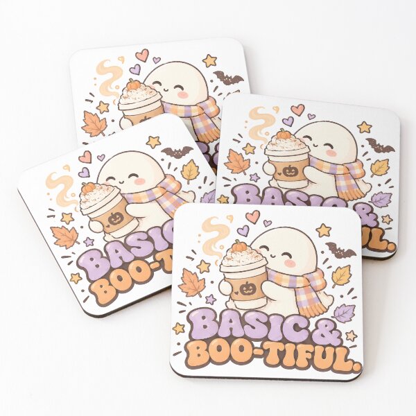 Item preview, Pastel Goth Basic and Boo-tiful - Cute Kawaii Ghost Pumpkin Spice designed and sold by ianm1028.