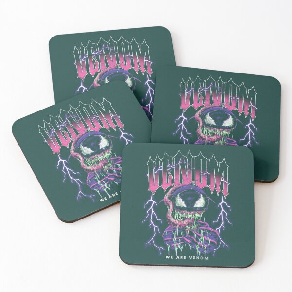Item preview, Purple Lightning Symbiote Alien Poster designed and sold by ayeoopsz.