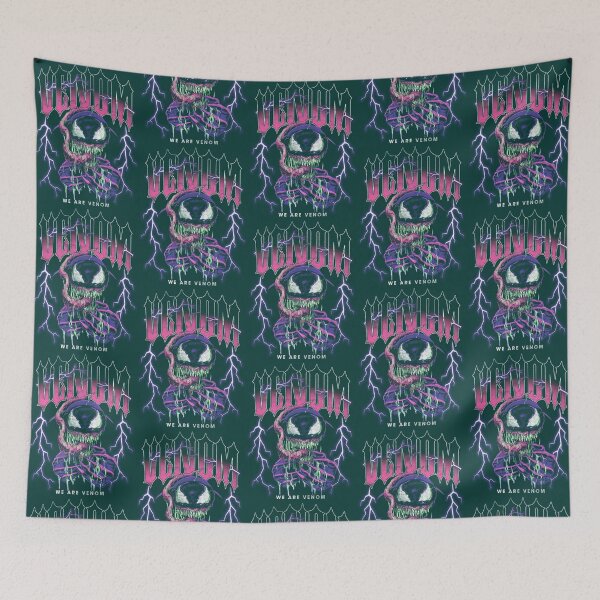 Item preview, Purple Lightning Symbiote Alien Poster designed and sold by ayeoopsz.