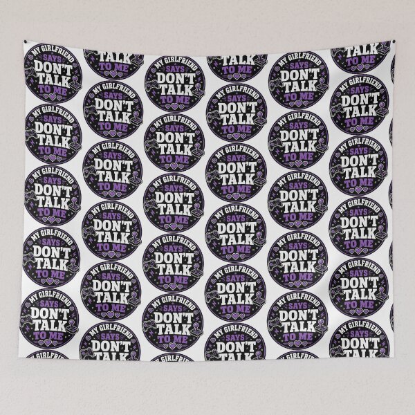 Item preview, Dont Talk To Me Gift - My Girlfriend Says Gaming designed and sold by RedRubyBubble.