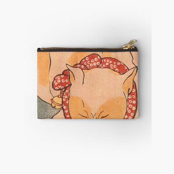Item preview, Cute Sleeping Japanese Cat Ukiyo-e Vintage Woodblock Print Kuniyoshi designed and sold by vekotpu.