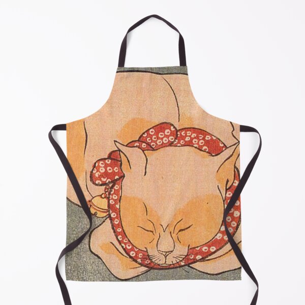 Item preview, Cute Sleeping Japanese Cat Ukiyo-e Vintage Woodblock Print Kuniyoshi designed and sold by vekotpu.