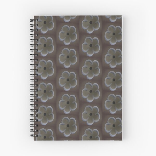 Item preview, Retro Daisy Pattern Scandi Folk - Charcoal Charcoal Gray designed and sold by CaramelCo.
