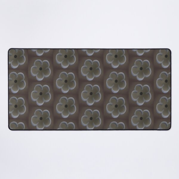 Item preview, Retro Daisy Pattern Scandi Folk - Charcoal Charcoal Gray designed and sold by CaramelCo.
