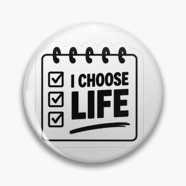 Item preview, I Choose Life Sobriety Recovery Design designed and sold by MagdalenaRulez.