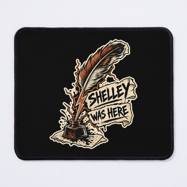 Item preview, Mary Shelley Was Here—Quill and Lightning designed and sold by Fenay Designs.