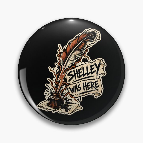 Item preview, Mary Shelley Was Here—Quill and Lightning designed and sold by Fenay Designs.
