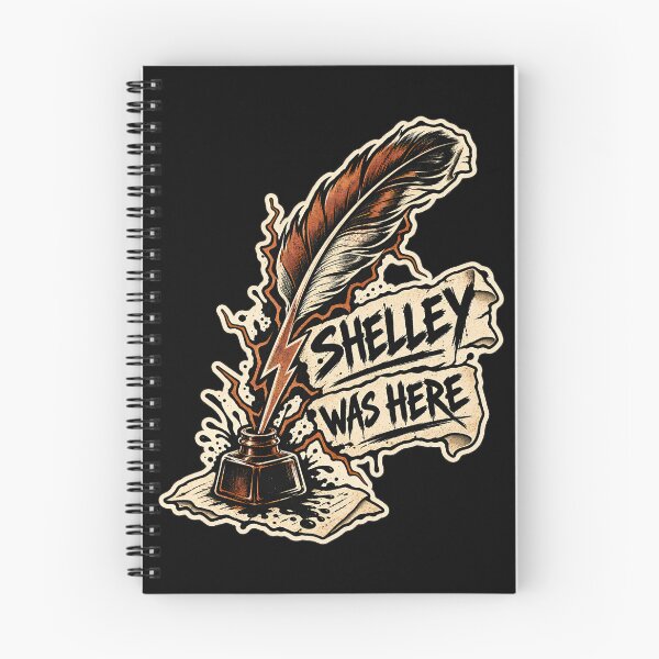 Item preview, Mary Shelley Was Here—Quill and Lightning designed and sold by Fenay Designs.
