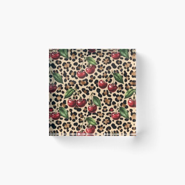 Item preview, Cherry Leopard Pattern designed and sold by daenarys123.