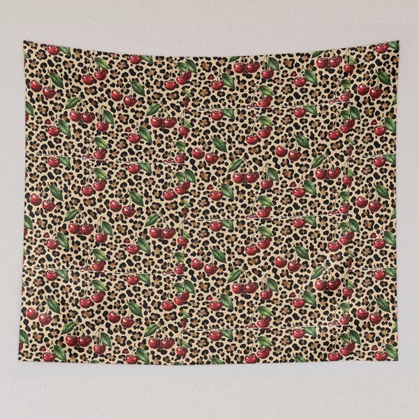Item preview, Cherry Leopard Pattern designed and sold by daenarys123.