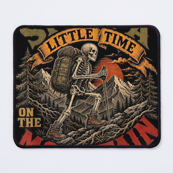 Item preview, Skeleton Hiker Spent A Little Time On The Mountain  designed and sold by Crookedorbit.