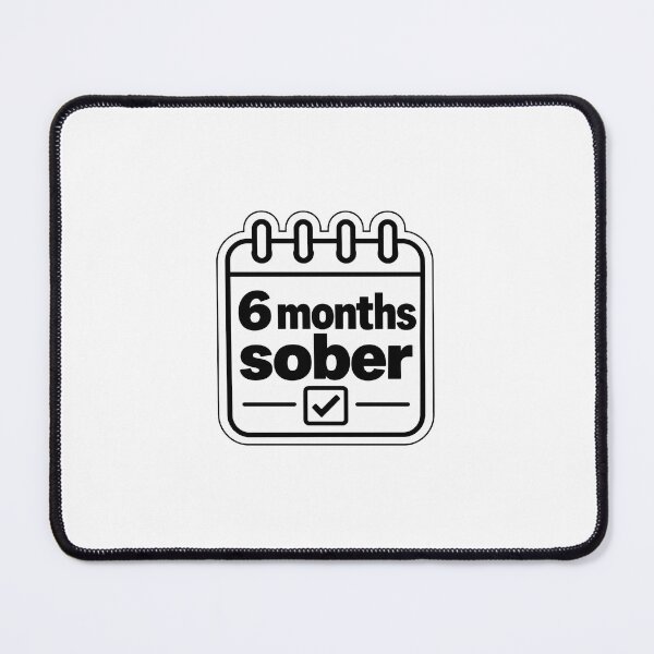 Item preview, 6 Months Sober Recovery Milestone designed and sold by MagdalenaRulez.