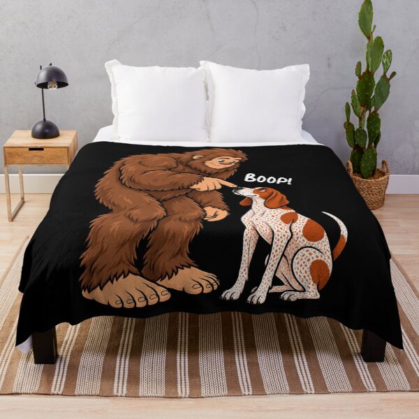 Item preview, Bigfoot and American English Coonhound Boop Fun Design Sasquatch designed and sold by rafaeltto.