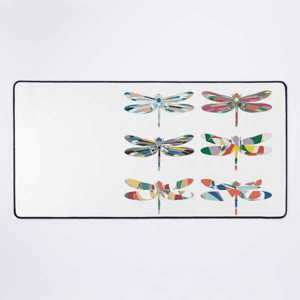 Item preview, Dragonfly Set of Six - Minimalist Insect Line Art designed and sold by iampaulmorris.