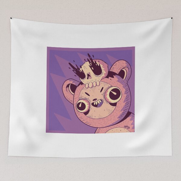 Item preview, Creepy Cute Monkey with Skull Kawaii Art designed and sold by DRP-art.